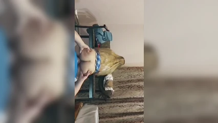 Уселась горячей писей на лицо 2