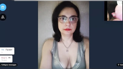 Реакция на камшот маленького члена 9