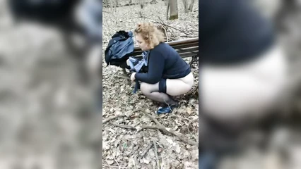 Ксения Александровна в парке